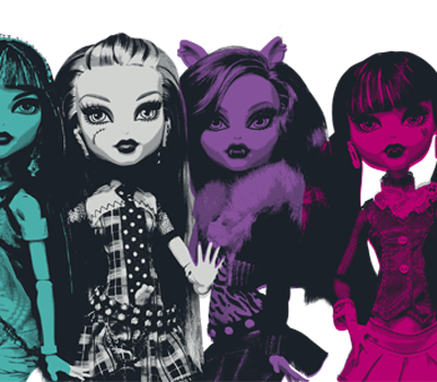 Linha Monster High Fennza / Batom e Gloss Neon