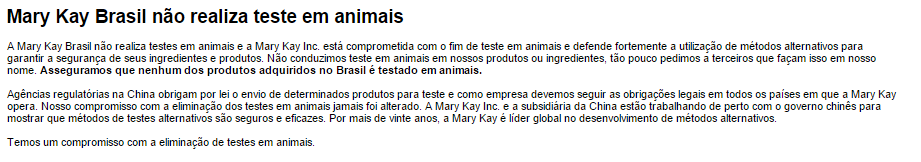 Nosso Compromisso   Mary Kay do Brasil  Maquiagem  Cuidados com a Pele  Contato  Maquiagem Virtual  Histórias de Sucesso