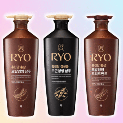 RYO BLACK BEAN & RED GINSENG: Fortalecimento capilar desde a raíz